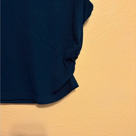 Bitten Women's Navy Sleeveless Muscle Tee - Picture 7 of 8